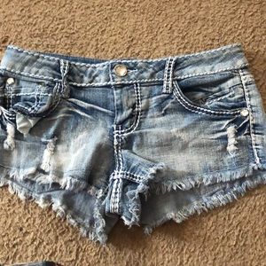 Light Wash Shorts